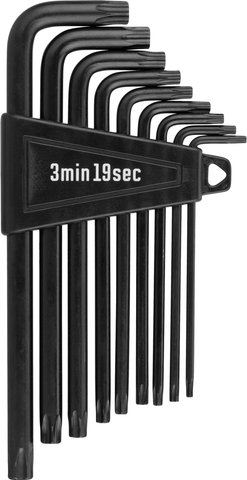 3min19sec Set de Clefs Torx - 9 pièces - noir