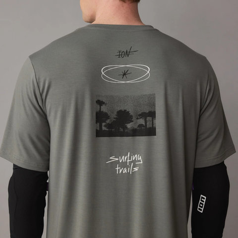 ION Ionic DR Lyocell S/S Jersey - sage-grey | L