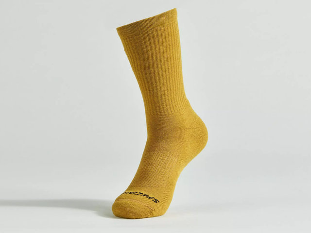 Specialized Chaussettes Merino Midweight Tall Logo - harvest gold/36 - 39