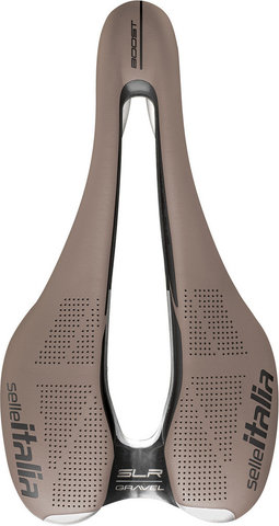 Selle Italia SLR Boost Gravel SuperFlow Sattel - brown | 145 mm | 248 mm
