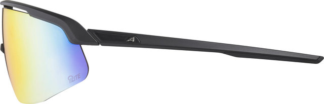 Alpina Turbo Pro Q-Lite Sports Glasses - black matte | mirror red