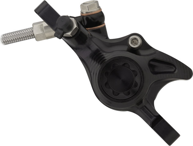 Hope Tech 4 X2 v+h Set Scheibenbremse mit Stahlflexleitung - black-black/Set/links/rechts (seitenspezifisch)