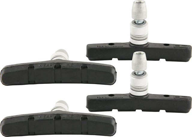CONTEC Bremsschuhe V-Stop symmetrisch 2er-Set - schwarz