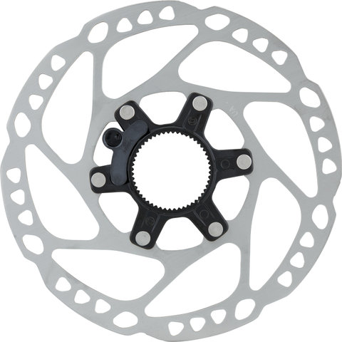 Shimano RT-EM600 Center Lock Brake Rotor for STEPS w/ Internal Teeth - silver-black/160 mm