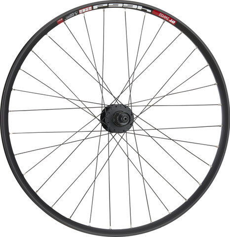 bc basic Roue Mountain Alivio Disc 6 trous - DT Swiss 466D 26" - noir | Shimano VTT | roue arrière uniquement | 135 mm | roue arrière uniquement | 26" | Non Boost