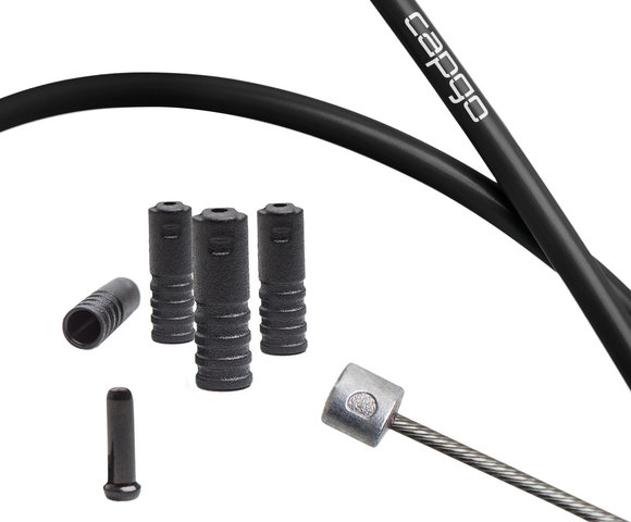 capgo Set de Câbles de Vitesses avant BL ECO pour Shimano/SRAM - noir