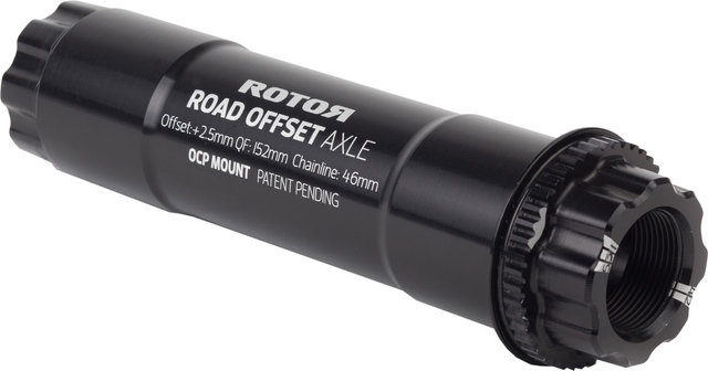 Rotor VEGAST Kurbelgarnitur mit Direct Mount Spidering, Q-Rings - anthrazit | 172,5 mm 34-50 Offset