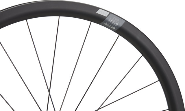 DT Swiss Juego de ruedas ERC 1400 DICUT 35 Carbon Disc Center Lock 28" - negro/142 mm/100 mm/28"/Shimano carretera/100 mm/Shimano carretera/100 mm/142 mm