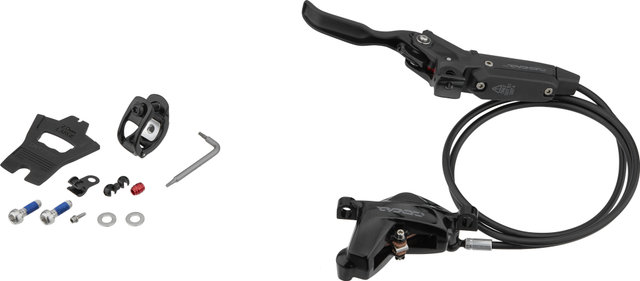 SRAM Code Silver Stealth Disc Brake - black anodized/Front wheel/Flip-Flop (non-side-specific)