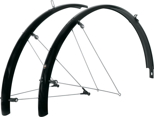 SKS Set de guardabarros RD+RT Bluemels Basic - negro-brillante | 45 mm / 28"