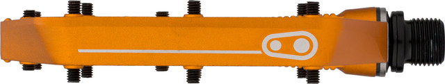 crankbrothers Pedales de plataforma Stamp 7 LE - naranja/large
