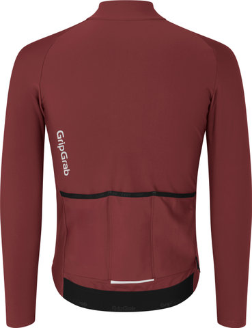 GripGrab PACR Thermal Long Sleeve Jersey - dark red/M