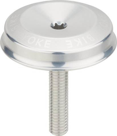 BikeYoke Capuchon de Jeu de Direction Topper High - silver