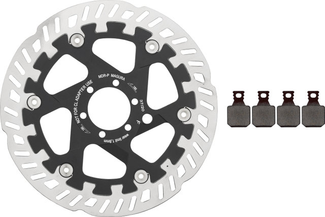 Magura Set Disque de Frein MDR-P et Plaquettes 6 trous 180 mm - 8.P/180 mm