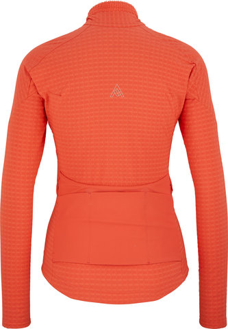 7mesh Maillot pour Dames Seton L/S - hot coral/XS
