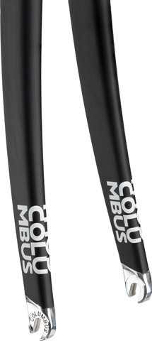 Columbus Fourche en carbone minimaliste - carbone/1"/100 mm/Blocage Rapide 5 mm/28"/45 