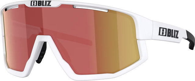 Bliz Lunettes de sport Fusion - matte white/smoke-red