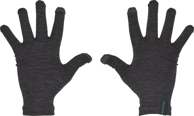 Roeckl Sous-Gants Krinau - dark grey melange/M