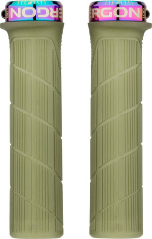 Ergon GD1 Evo Factory Slim Handlebar Grips - frozen moss-oil slick