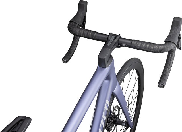 Specialized Tarmac SL8 Expert Carbon Road Bike - satin powder indigo tint over silver dust-white