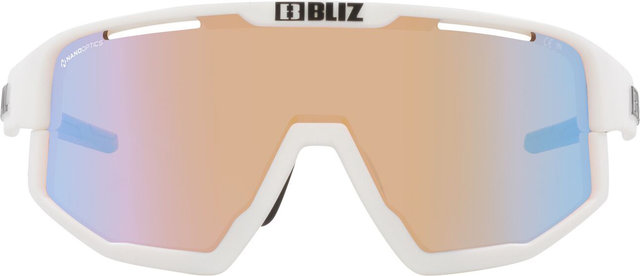 Bliz Fusion Small Nano Optics Nordic Light Sportbrille - matte white/coral-orange-blue