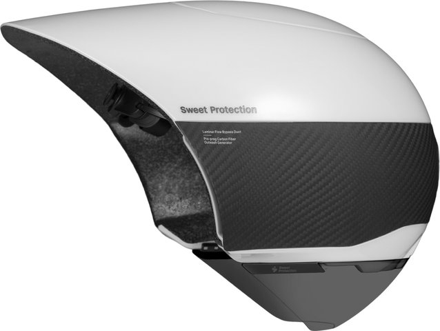 Sweet Protection Casque de Contre-la-Montre Redeemer 2Vi MIPS - gloss white/59 - 61 cm