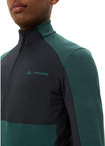 VAUDE Mens Kuro Halfzip LS Tricot - deep pond/S