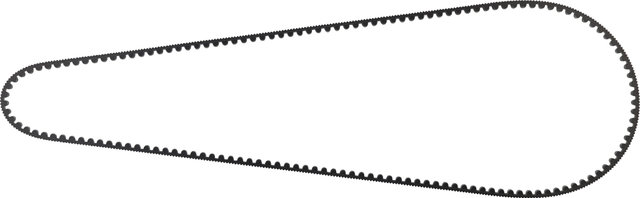 Gates CDX Belt - black/1661 mm