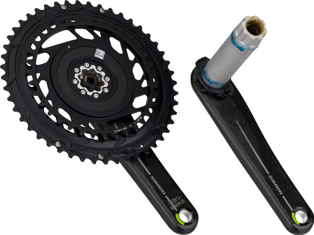 SRAM Red E1 DUB 2x12-speed Carbon Crankset - natural carbon/172.5 mm 35-48
