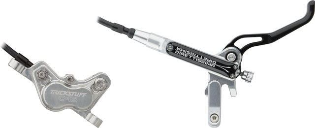 Trickstuff Direttissima Front+Rear Disc Brake Set - silver-black/Set/Flip-Flop (non-side-specific)