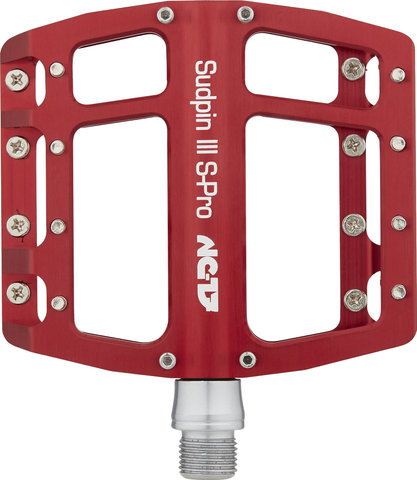 NC-17 Pedales de plataforma Sudpin III S-Pro - rojo