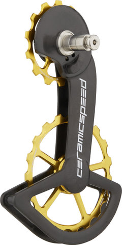 CeramicSpeed OSPW Coated Derailleur Pulley System for Shimano R9100 / R8000-SS - gold/13 teeth (guide pulley), 19 teeth (tension pulley)