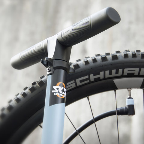 SKS Air-X-Plorer Clik Valve 10.0 Standpumpe - schwarz-sky blue