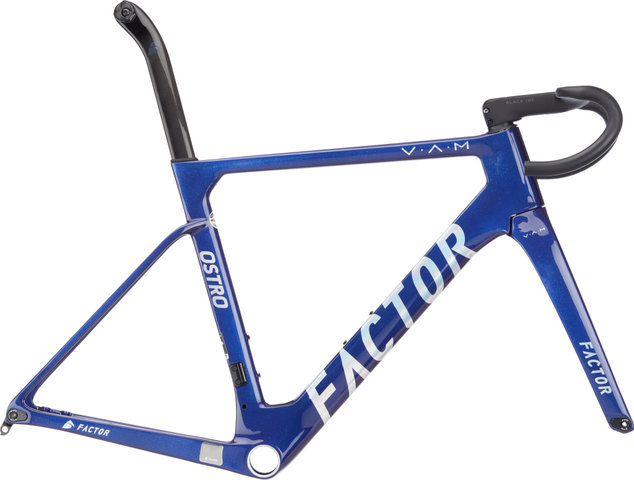 Factor Kit de Cadre en Carbone OSTRO V.A.M. Disc T47a Shimano Modèle 2023 - chameleon | 54 cm, 120 mm x 40 cm, SB 25 mm