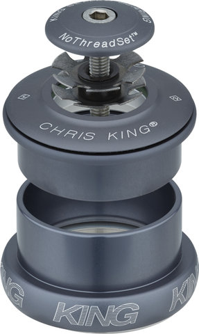 Chris King Juego de dirección InSet i5 ZS49/28,6 - EC49/40 GripLock - matte slate/1 1/8" - 1,5" tapered/ZS49/28,6 - EC49/40