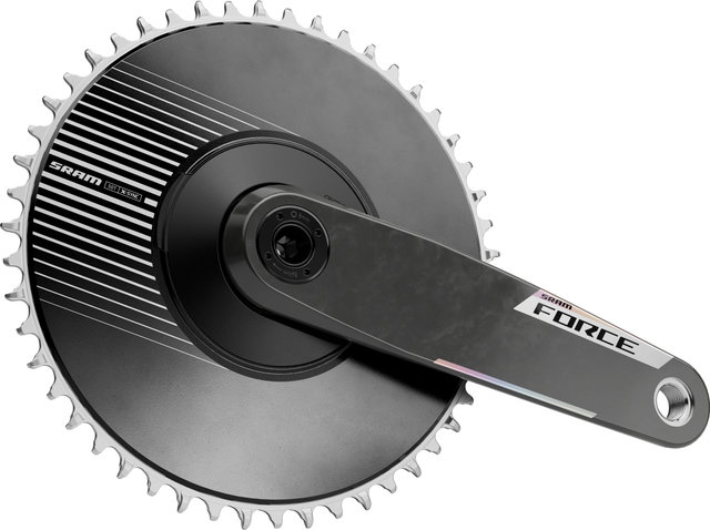 SRAM Force E1 Aero DUB jeu de manivelles en carbone 1x12/13 vitesses - black/172,5 mm/50