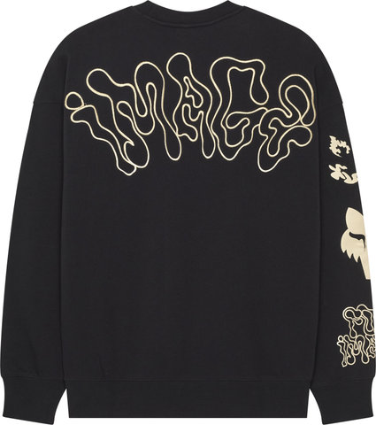 Fox Head Hello Future Oversized Fleece Crew Pullover - black/M