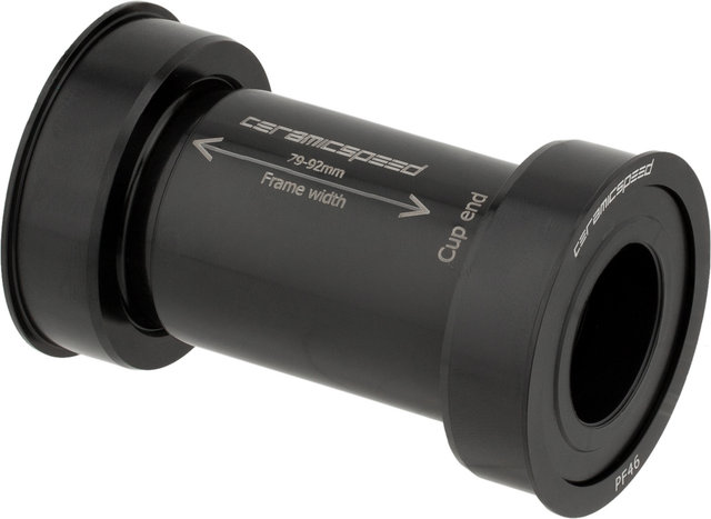 CeramicSpeed Eje de pedalier BB386EVO Shimano 46 x 86,5 mm - black/BB386 Evo