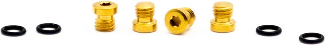 OAK Components Juego de tornillos de titanio para SRAM Bleedport DOT - gold