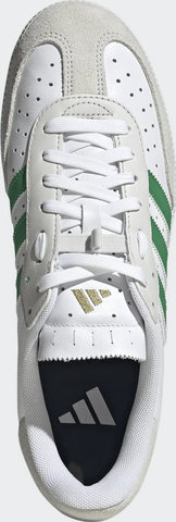 adidas Cycling Chaussures de cyclisme Velosamba Leather - ftwwht green thechr | 43 1/3