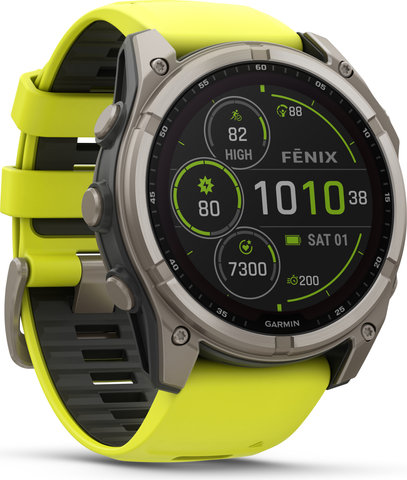 Garmin fenix 8 Solar Sapphire Titanium GPS 51 mm Multisport Smartwatch - graphit-titanium