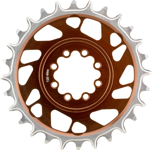 Burgtec plateau SRAM 8 trous thick-thin avec déport de 3 mm - kash bronze | 28 | 28 