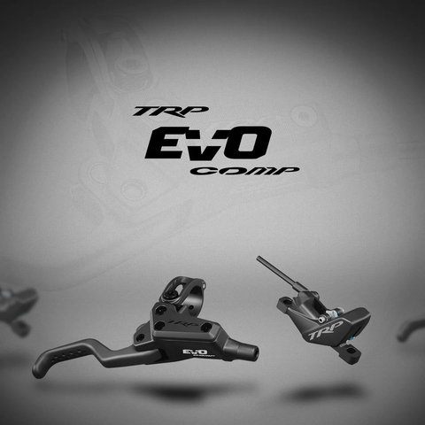 TRP Evo Comp HD-M7040 disc brake - black | Front wheel | Left (side-specific)