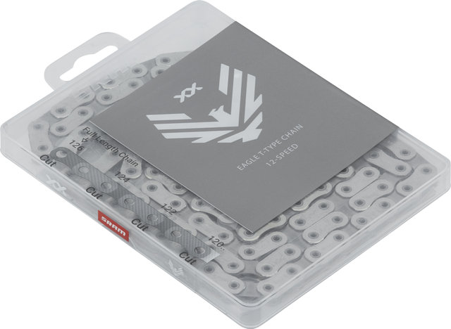 SRAM Chaîne XX Eagle Transmission 12-fach PowerLock T-Type - silver/126