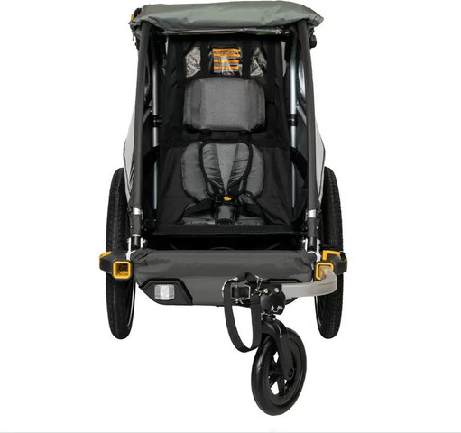 Burley Remolque para niños D'Lite X Single - sage green-grau | 20"