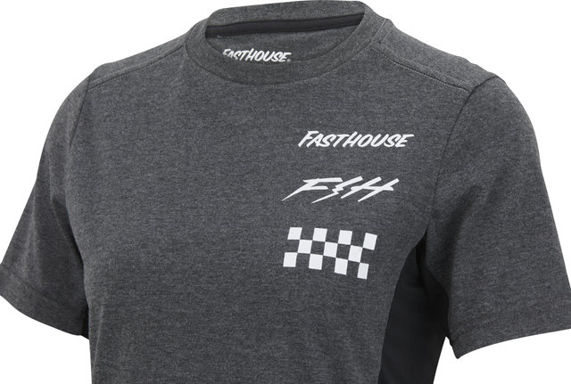 Fasthouse Evoke S/S Tech Women's T-Shirt - charcoal heather/S