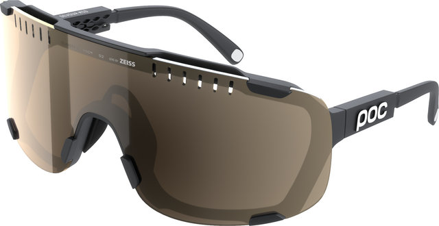 POC Lunettes de sport Devour Mid avec verre de rechange - uranium black | clarity trail-partly sunny silver