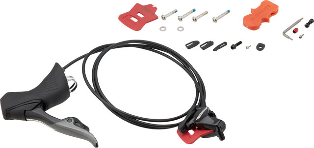 SRAM Force D2 eTap AXS HRD Disc Brake with Shift/Brake Lever - black-iridescent/Rear wheel/Right (side-specific)