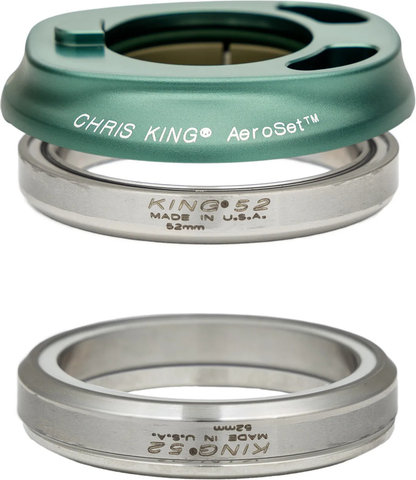 Chris King AeroSet 2 – FSA System Fitment IS52/28.6 - IS52/40 headset - matte jade