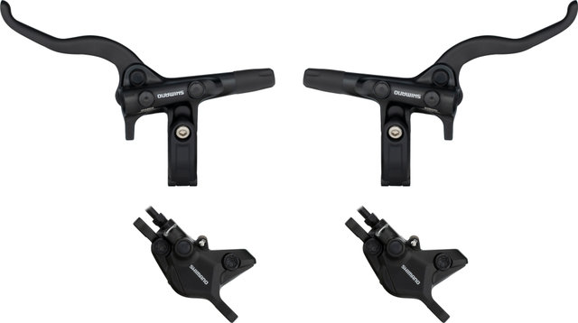 Shimano BR-MT410 + BL-M4100 v+h Set Scheibenbremse J-Kit - schwarz/Set/links/rechts (seitenspezifisch)